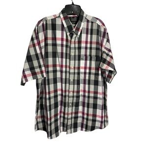 Christian Dior Monsieur Plaid Button Down Shirt